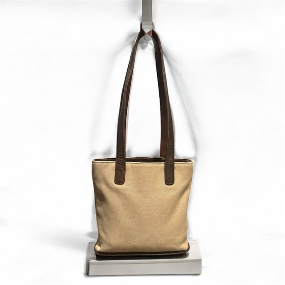 COACH VINTAGE 1999 Canvas & Leather Shoulder Bag - Picture 1 of 3